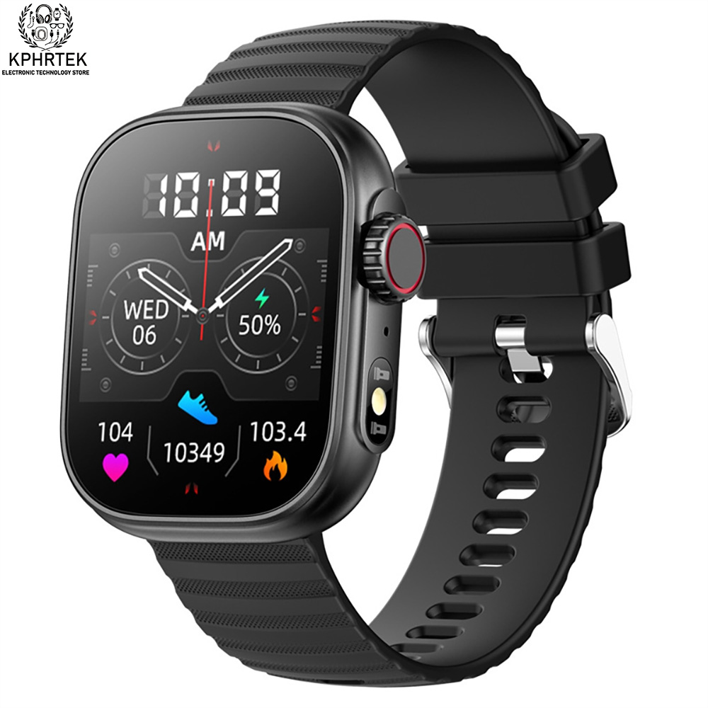 Xbody Health & Wellness Functional Integrative Medicine Office & Medical Spa - Montre connectée ZW39 pour hommes, Bluetooth