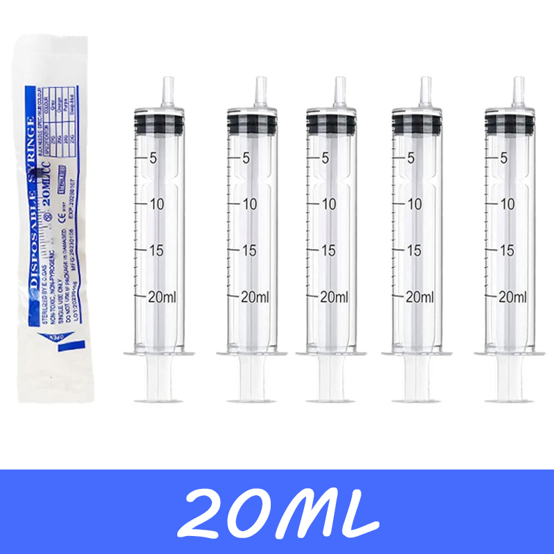 Health Wellness Products - Seringue en plastique de 20 ml,