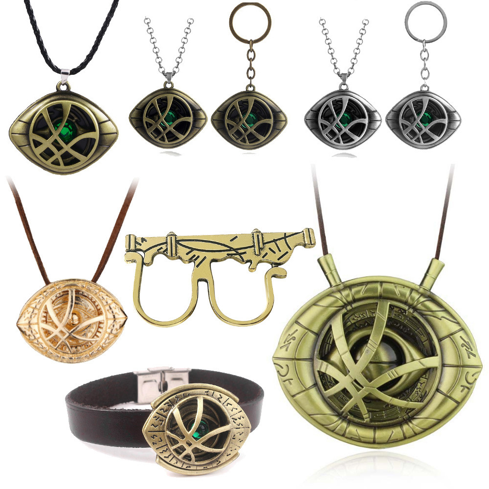 Health Wellness Gifts - Dr étrange porte-clés oeil d'agamotto temps