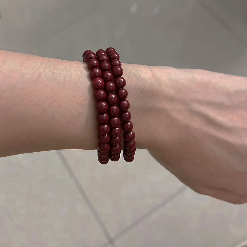 Bracelet en cinabre naturel po - Health Wellness Products avis et prix