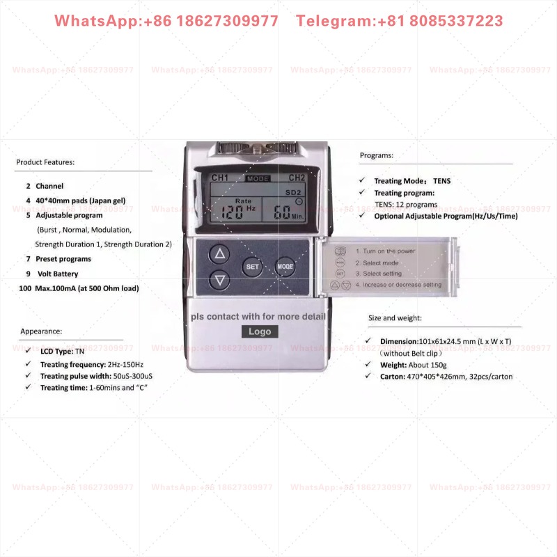 Appareil TENS 7000 à 4 canaux  - Tens Pain Relief Unit avis et prix