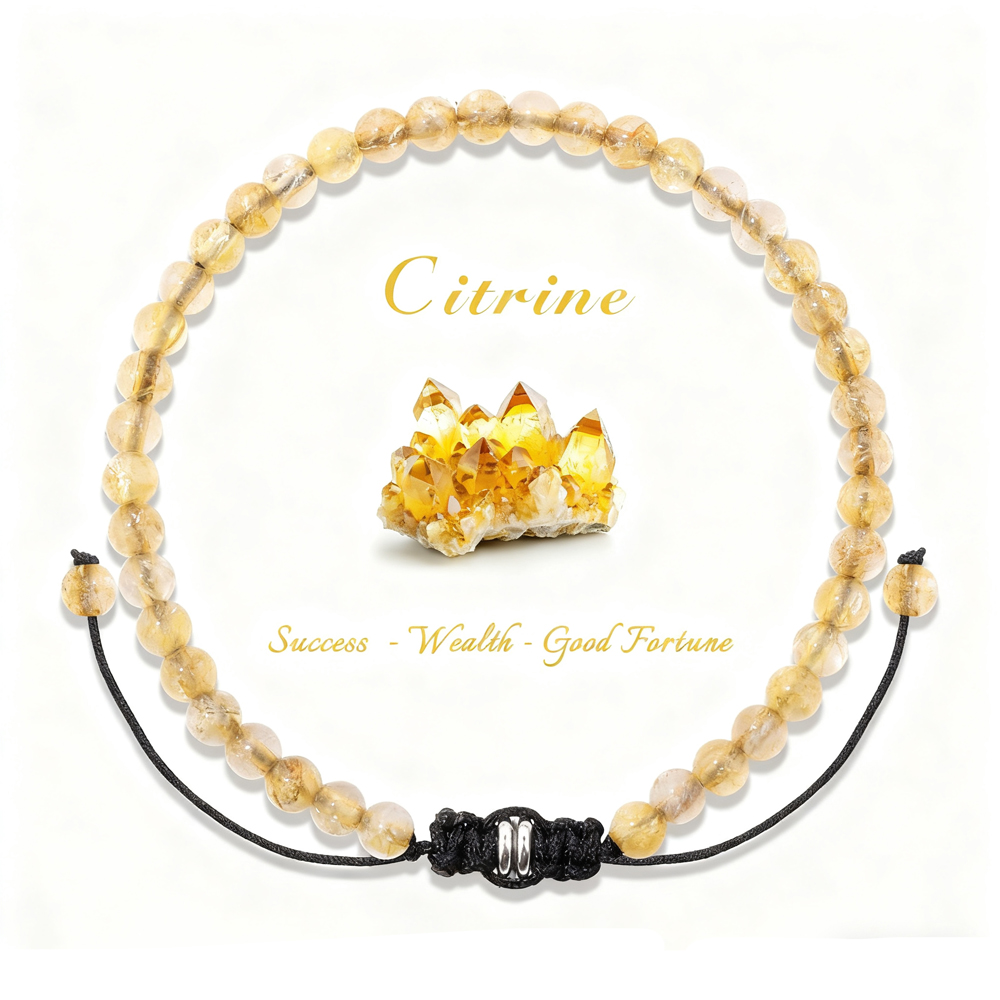 Bracelet de perles de Citrines - Health Wellness Products avis et prix