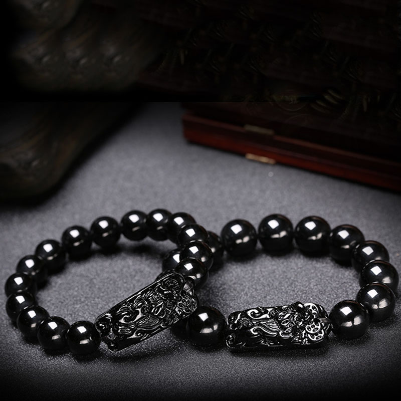 Bracelet Pixiu en obsidienne,  - Health Wellness Products avis et prix