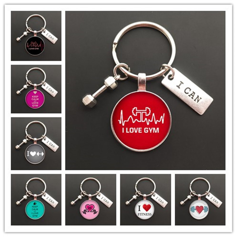 Porte-clés en verre avec haltè - Health Wellness Gifts avis et prix