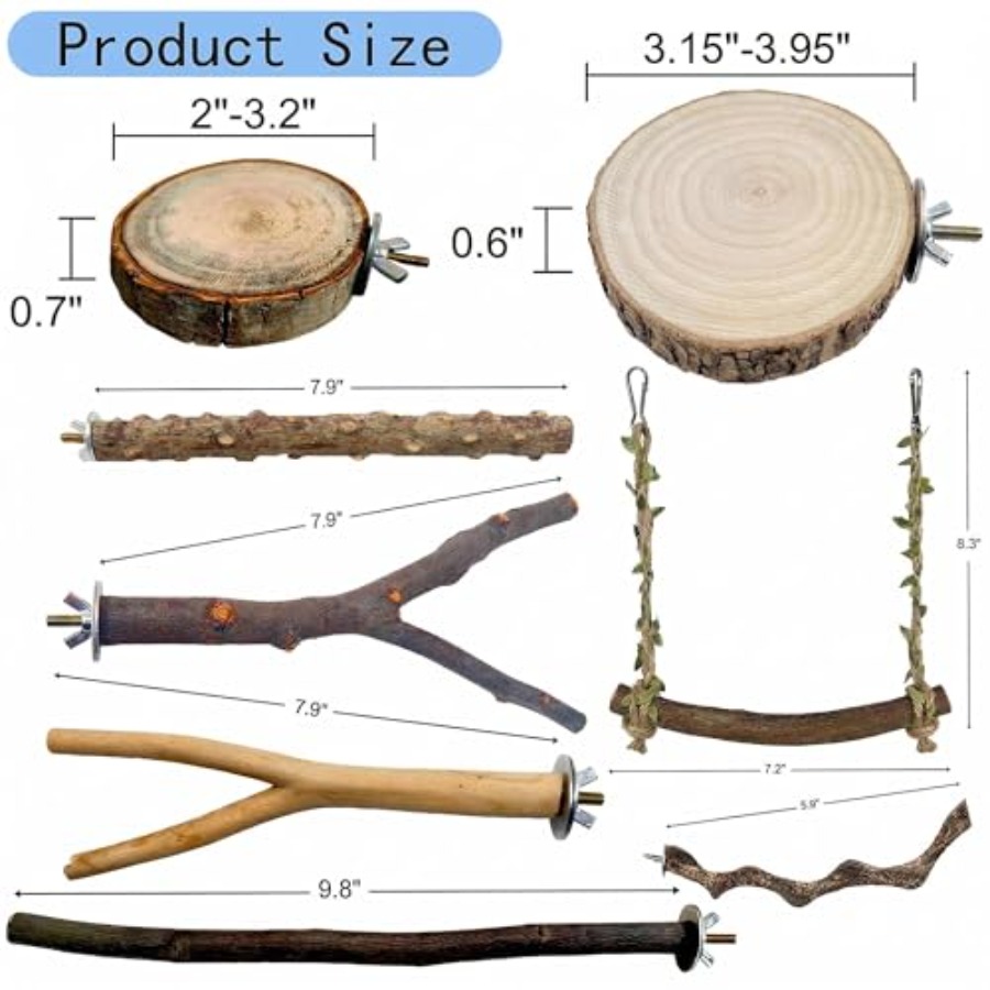 8 perchoirs en bois naturel po - Health & Wellness Newsletter avis et prix